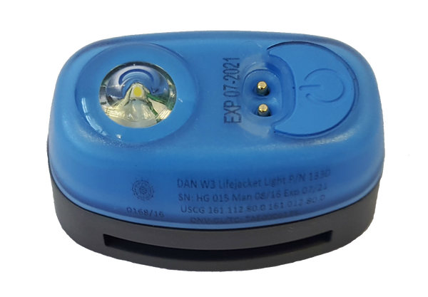 Lithium life jacket light / Lampara de destellos para salvavidas